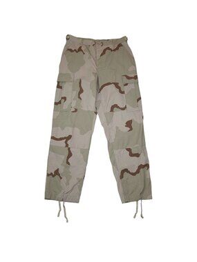 US Military Desert Camo Ripstop Cargo Pants Medium Regular 31-35" Waist
